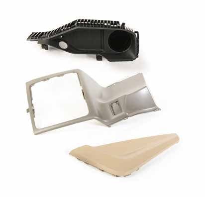 Moulded plastic parts